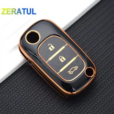 Чехол-брелок для Renault Fluence Clio Для Lada Sedan Largus Kalina Granta Vesta X-Ray Xray ТПУ Чехол для автомобильного ключа Чехол-брелок Брелок
