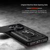 KEYSION Противоударный чехол для Xiaomi Redmi 14C Silicone+PC Slide Camera Lens Protection Ring Stand Phone Cover для Redmi 14C 4G