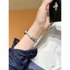 Роскошный металлический ремешок с полной сеткой из бриллиантов для Xiaomi Band 8 / 9 / 10 Женский элегантный нарядный металлический браслет Наручный ремешок