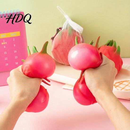 Сенсорная игрушка «Фрукт дракона» 1/2 шт. Симуляция сжатия Снятие стресса Сенсорный релаксатор «Фрукт дракона» Мягкий эластичный
