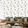 Summer wallpaper white, light gray, cream and gray 50x1000