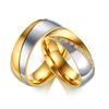 Изящное обручальное кольцо для мужчин и женщин, водонепроницаемое кольцо для помолвки из нержавеющей стали, подарок на годовщину, День святого Валентина