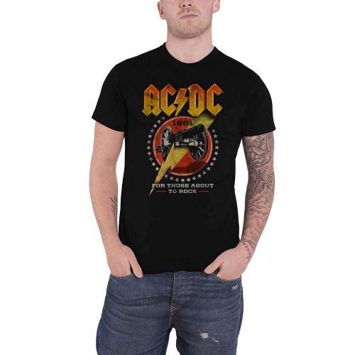 AC/DC Унисекс Взрослая Футболка For Those About To Rock ´81