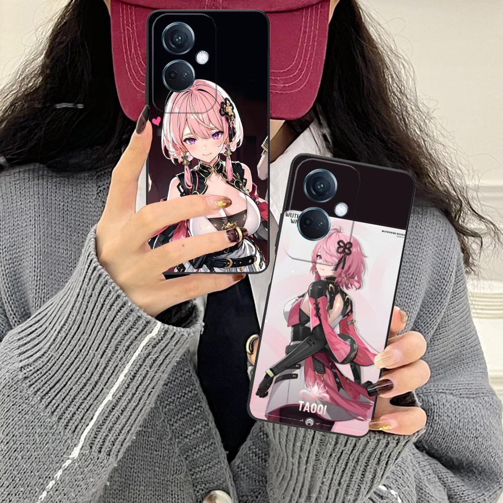 Чехол для мобильного телефона Wuthering Waves Taoqi для OPPO Reno 14 13 12 11 10 9 8 7 6 5 F T Pro 5G Цветной печатный чехол Чехол Красивый