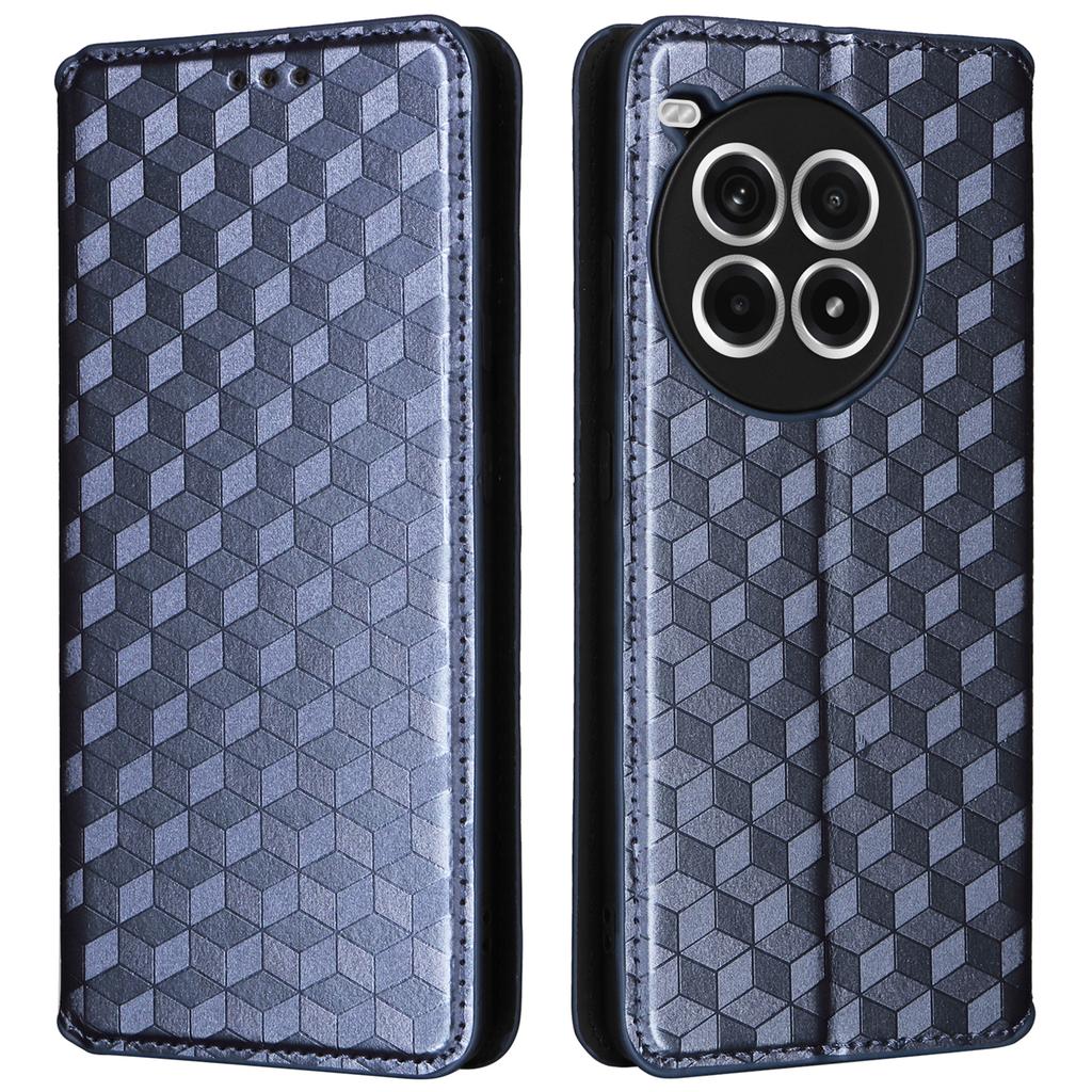 Для OnePlus Ace 3 Pro 5G Чехол Кошелек Подставка Ромбовидный Кожаный Чехол для Телефона