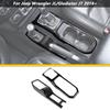 Комплект накладок на рулевое колесо из углеродного волокна для Jeep Wrangler JL JT 2018-