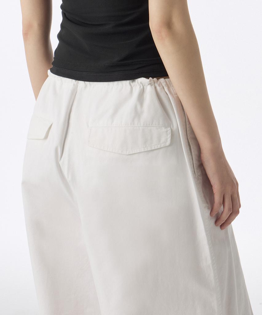 MUSINSA STANDARD WOMAN Women'S Cotton Parachute Pants [White]