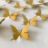 12Pcs/lot 3D Butterfly Mirror Wall Sticker Decal Wall Art Removable Wedding Decoration Kids Room Decoration Sticker