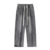 Fashion Men's Baggy Jeans Loose Straight Korean Fashion High Street Casual Daily Dragging Wide-leg Pants
