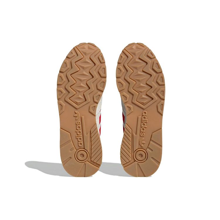 Adidas Originals Treziod 2.0 Ретро Удобные Стильные Тканевые Синтетическая кожа Прочные Низкие Повседневные Кроссовки для бега Унисекс кроссовки Бежевый Красный HP3121