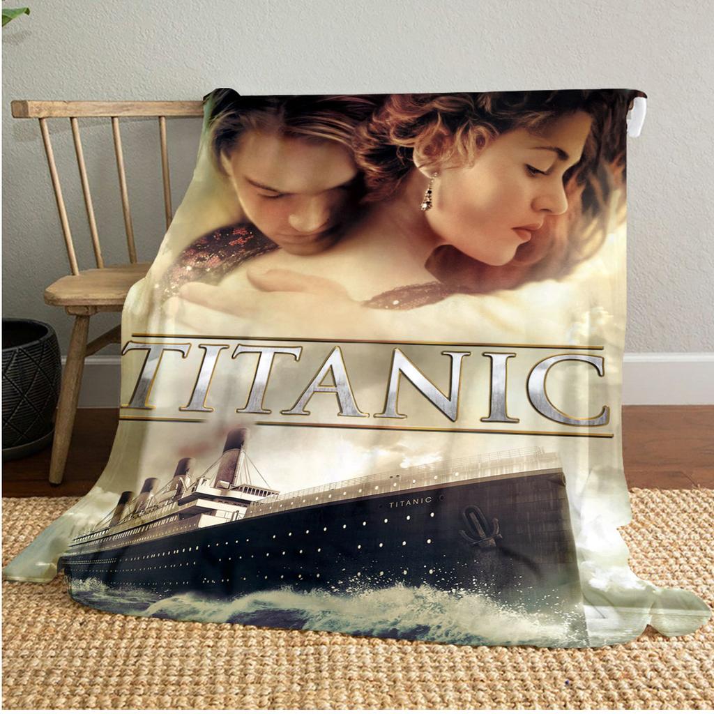 Titanic Plush Blanket Soft Comfortable All Seasons blanket Sofa Office Naps blanket Outdoor Travel throw Perfect Gift