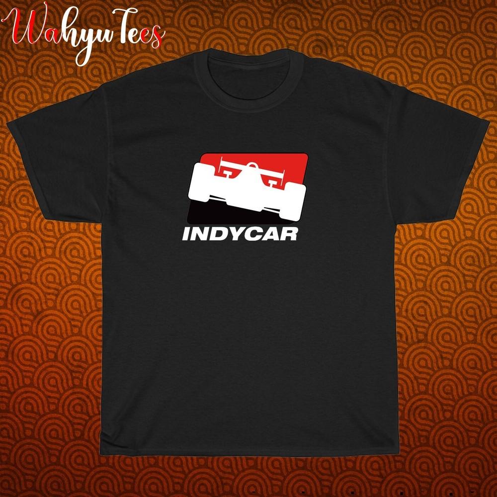 Новая футболка Indy Car с логотипом, черная/серая/темно-синяя/белая, размеры S-5XL, унисекс