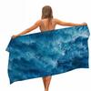 Beach Towel Microfiber Beach Wave Portable Quick Dry Outdoor Travel Camping Beach Swimming Blanket Yoga Gym Mat Women Men Gift