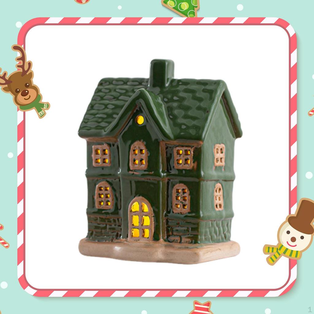 Ceramic with LED Lighting, Small Figurine.