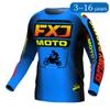 Ребенок Мотокросс Джерси гоночный Внедорожник Велосипед MX Эндуро МОТО Мотоцикл мальчик девочка 5 6 7 8 9 10 11 12 13 14 15 16