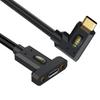 Кабель USB4 90 градусов, скорость передачи данных 40 Гбит/с, 240 Вт, кабель USB C на USB C, быстрая зарядка, 8K@60 Гц, кабель USB 4