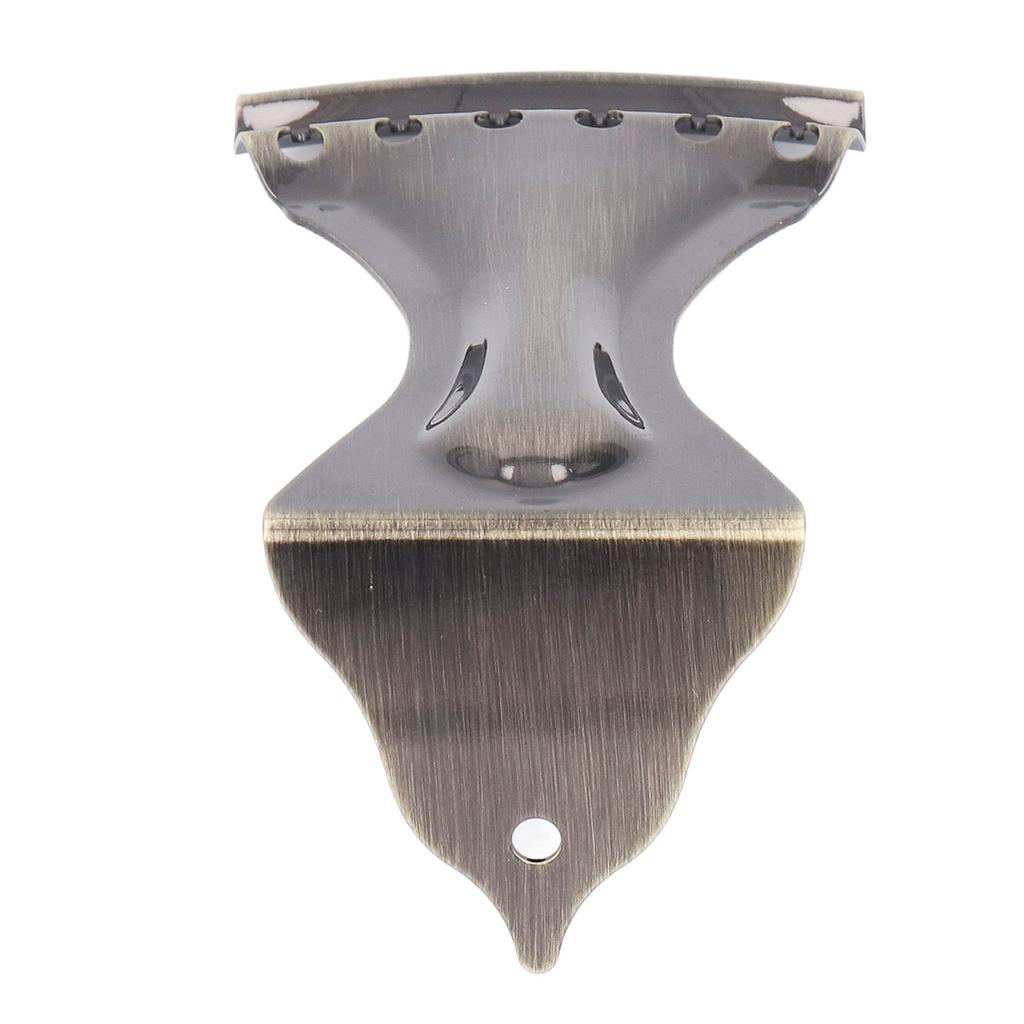 6 String Guitar Tailpiece Metal Resonator Guitar Tailpiece Replacement Stringed Instrument Accessory