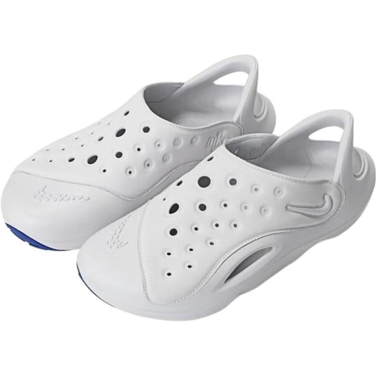 Nike Aqua Swoosh Comfortable Versatile Non-Slip Durable Low-Top Kids Sandals Kids Sandals White FV6363-003