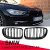 Car Front Bumper Grilles Kidney Racing Grill For BMW 3 Series F30 F31 F35 2012-2018 Double Slat Replacement Grille