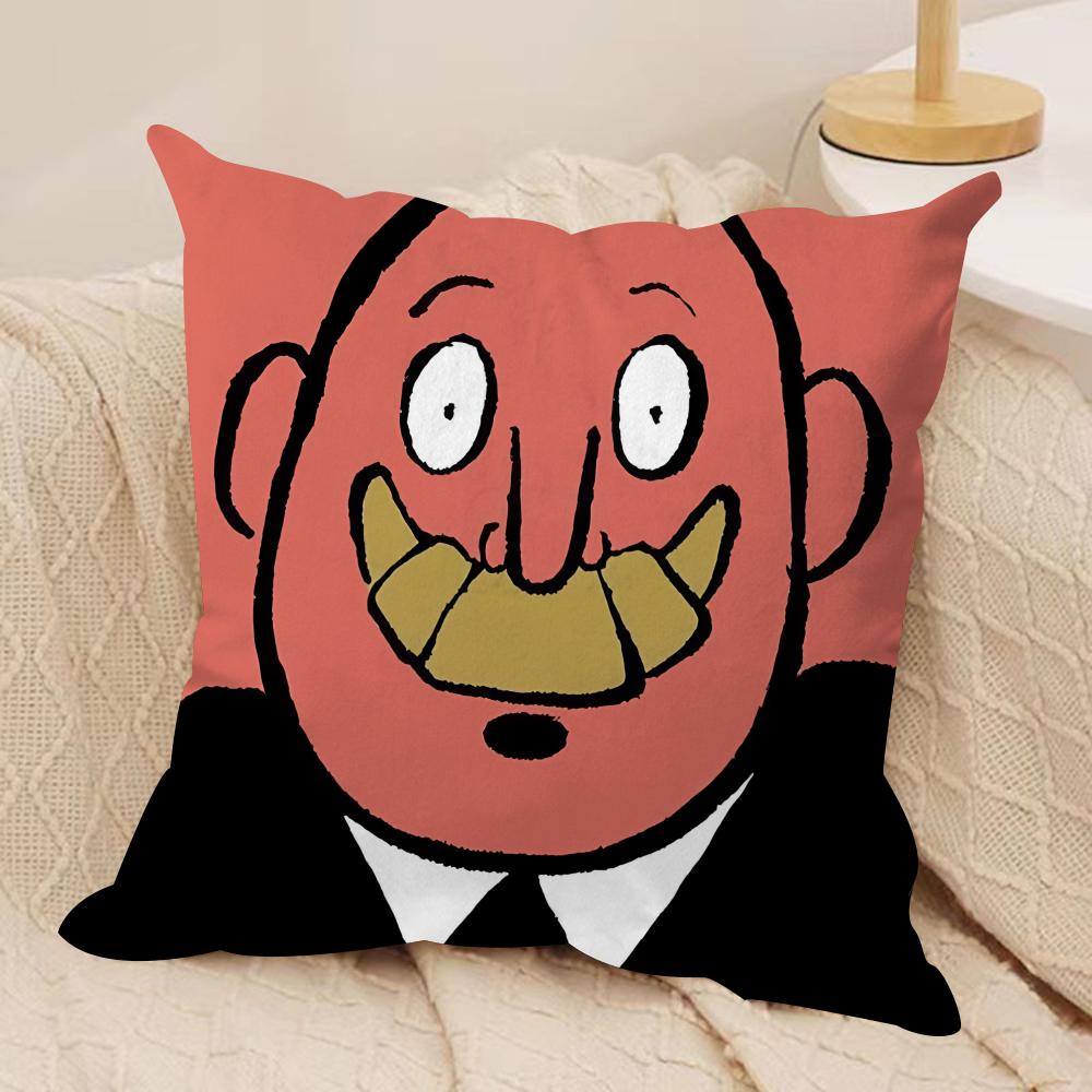 Эстетичная Художественная J-Jean-Jullien Наволочка для Подушки Шелковистый Короткий Плюш Невидимая Молния Пылезащитная Наволочка для Подушки Дивана Для Декора Дома