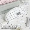 Polka Dot Print Pencil Case Shell Shape Pen Bag INS Stationery Storage Bag  Home Travel
