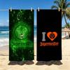 J-Jagermeister Полотенце Полиэстер Пляжное Полотенце Быстросохнущее Без Песка Полотенце для Ванны На Лето Бассейн Путешествие Отпуск