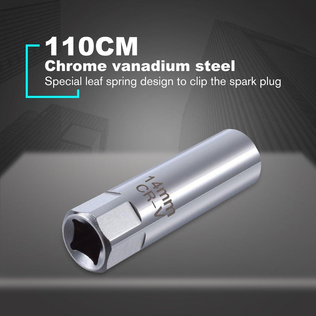 Ключ для снятия свечей зажигания 14 мм, тонкостенный 12-точечный магнитный инструмент для удаления