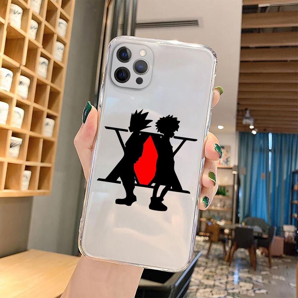 Милый прозрачный чехол для телефона Hunter X Hunter для iPhone 13 12 11 Pro XR X XS MAX SE20 7 8 Plus HXH, мягкий чехол с аниме