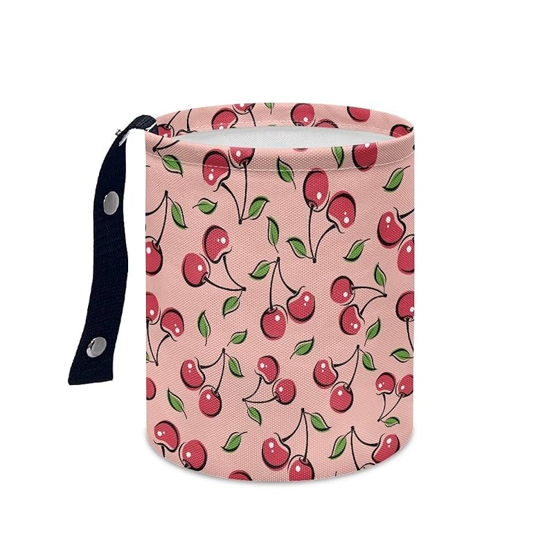 Daisy Cute Collapsible Portable Trash Can for Car Front Seat, Back Seat, Floor, Headrest Rubbish Bin