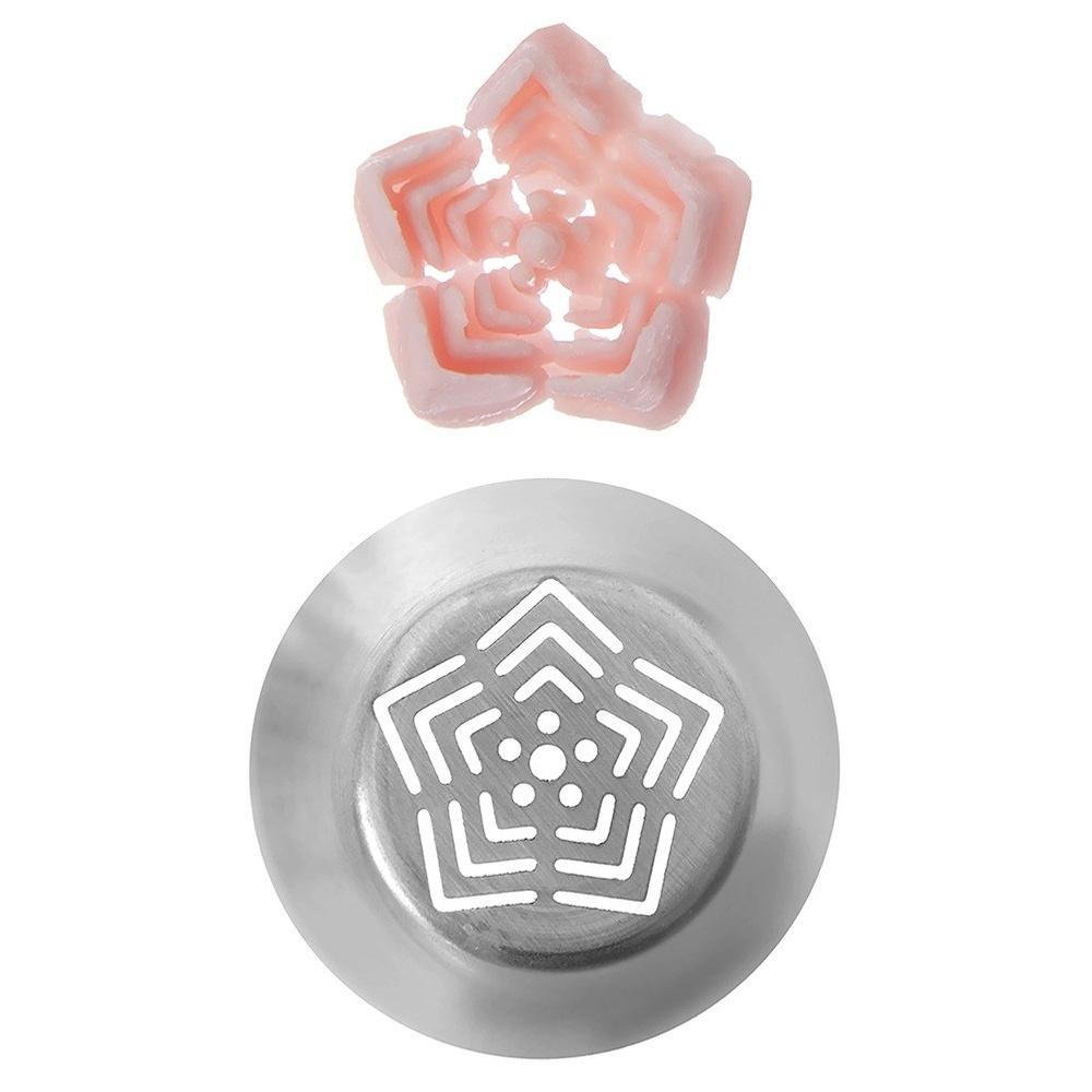 Russian steel star decoration tip