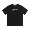 Cross-border new graffiti letter printing European and American street trendy brands loose and versatile casual men's and women's short-sleeved round