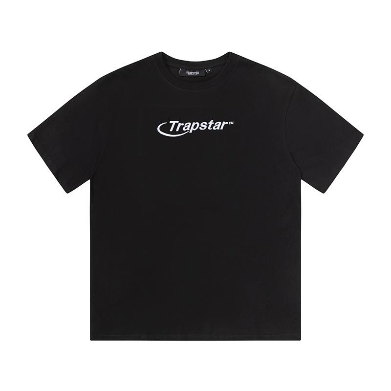 Cross-border new graffiti letter printing European and American street trendy brands loose and versatile casual men's and women's short-sleeved round