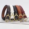Womens Simple Spring Belt With Alloy Buckle For Everyday Jeans Skirts And