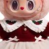 New POP MART Labubu Shimmering Fairy Tale Collection MOKOKO Christmas Rubber Plush Trendy Figures 18cm PPPMT-2411-0075