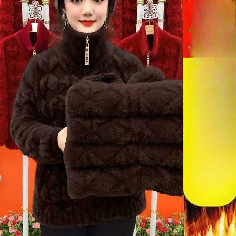 Осенне-зимние куртки, женские куртки из искусственного норкового флиса, ветрозащитная и теплая верхняя одежда