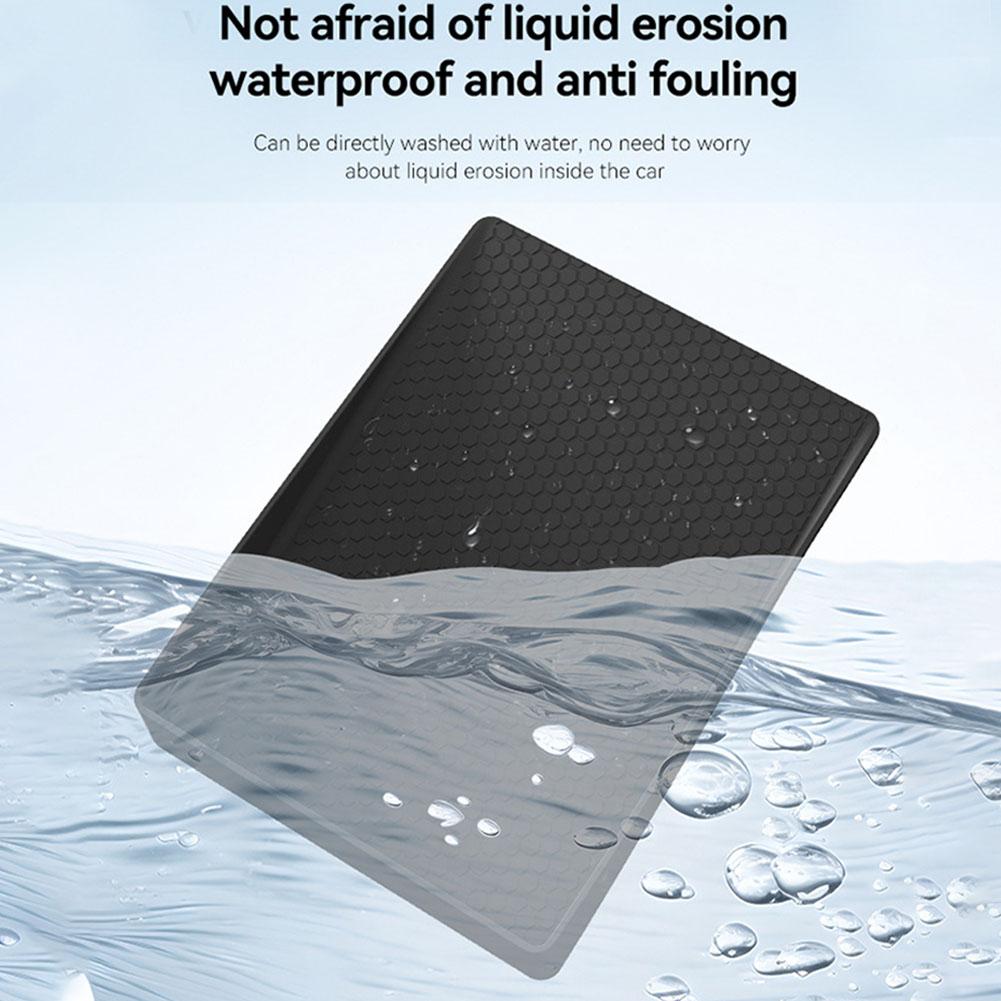 Car Central Tray Pad for Suzuki Jimny 2025 2025 Center Console Storage Box Silicone Organizer Accessories Stowing Tidying Black