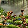 2D плоский набор из 5 шт. муравьев, акриловый декор для сада, многоразовый, для двора, газона, клумбы, уличные украшения, подарок