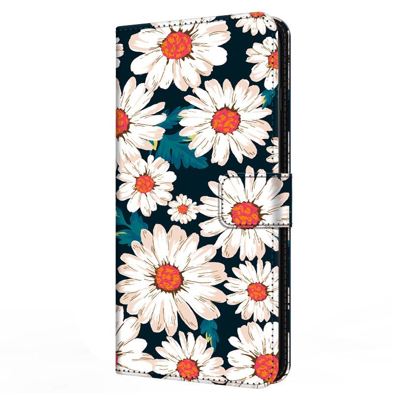 Кожаный чехол-книжка для Samsung A25 Кошелек Подставка Обложка-книга для Galaxy A15 4G 5G Магнитный Цветок Прекрасный A14 A34 A54 5G M13 4G