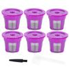 Coffee Capsule Brush Spoon Set Reusable Coffee Making Filter Cup for KEURIG 2.0 1.06Pcs