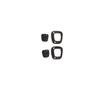 Fit For Benz GLB -22 Carbon Fiber Style Seat Headrest Button Ring Cover Trim