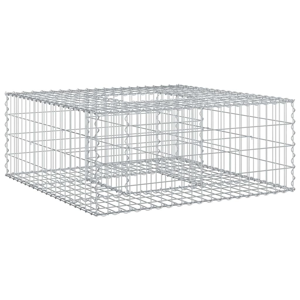 Gabion Raised Bed Silver
