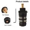 Home Improvement Plumbing Thermostatic Spool Repair Kit Thermostat Cartridge Brass Replacement H5 Alloy Plastic