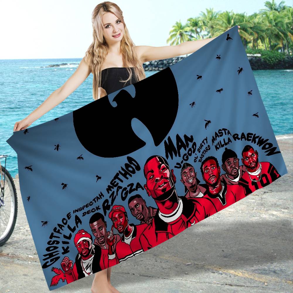 WU-T--TANG CLAN Band Big Microfiber Beach Towels Quick Dry Towel Sand Beach Towels Pool Towel for Travel Swim Pool Yoga