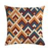 Office Living Room Home Pillowcase Simple Geometric Print Pillowcase Car Ornaments