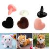10 шт., пуговицы с медведем, защитные детали, аксессуары для кукол, носы для любви, новый треугольный нос
