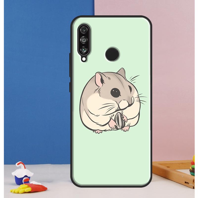 Арт Хомяк Для Huawei Nova 12i 10 9 SE 5T 12s 11i Y91 Y90 Y60 Y70 Y72 Y61 P20 P30 P40 Lite P60 Pro Чехол