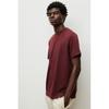 H M Regular FiT T sHirT Burgundy