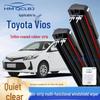 Frameless U-Shaped Windshield Wipers for Toyota Vios - Multi-functional 6-Layer Double-Strip Blade