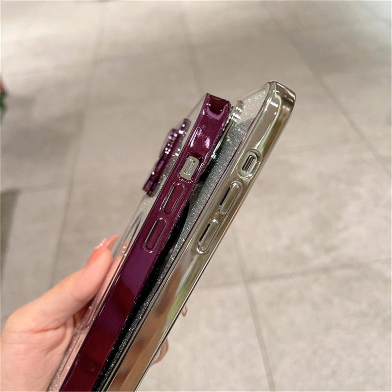 Для iPhone 15 Pro Max Роскошный чехол Magsafe с магнитным квадратным покрытием и градиентной блестящей рамкой для телефона iPhone 11 12 13 14 15 Plus