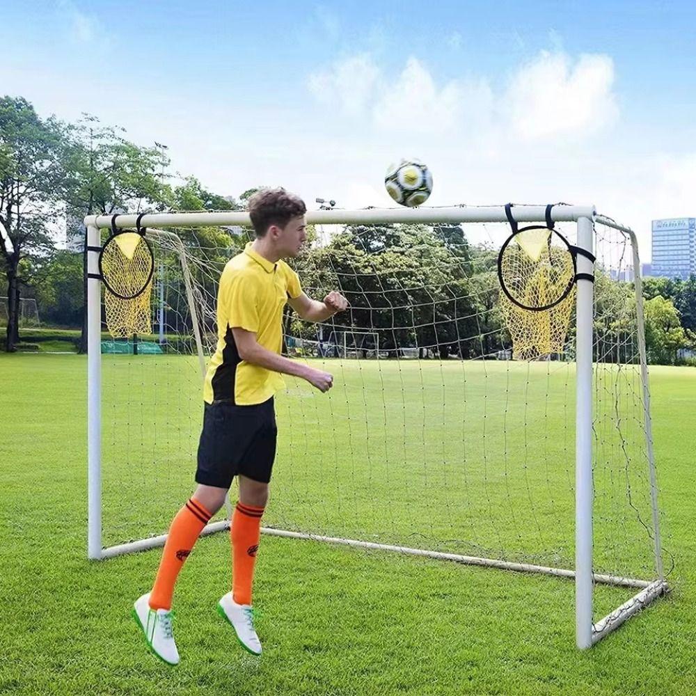 Foldable Football Goal Target Pocket Quality Mesh Football Shooting Goal Net Soccer Ball Net Youth